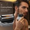 image:imageUfree Beard Trimmer and Foil Shaver Kit Electric Razors for Men Precision T Blade Hair Trimmer Waterproof Travel Shaver Cordless Clippers Set for Mustache Facial Hair Cutting Men Grooming GiftsSilver