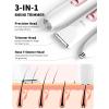 image:imageUfree Bikini Trimmer Electric Razors for Women Dual Head Pubic Body Hair Trimmer Electric Shaver for Face Legs Arm Rechargeable Lady Shaver Waterproof Summer Grooming KitWhite