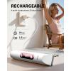 image:imageUfree Bikini Trimmer Electric Razors for Women Dual Head Pubic Body Hair Trimmer Electric Shaver for Face Legs Arm Rechargeable Lady Shaver Waterproof Summer Grooming KitWhite