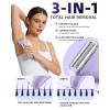 image:imageUfree Bikini Trimmer Electric Razors for Women Rechargeable Pubic Hair Trimmer Electric Shaver for Legs Body Hair Bikini Shaver IPX7 Waterproof Rose RedPurple