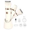 image:imageUfree Bikini Trimmer Electric Razors for Women Rechargeable Pubic Hair Trimmer Electric Shaver for Legs Body Hair Bikini Shaver IPX7 Waterproof Rose RedOffwhite