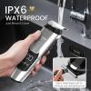 image:imageUfree 3in1 Beard Trimmer for Men Valentine Gifts for Men IPX6 Waterproof Mens Electric Razor Shaver for Mustache Professional Hair Trimmer Clippers TypeC Body Grooming KitSilver