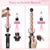 image:imageUfree 7in1 Curling Iron Set with Interchangeable Ceramic Barrels Curling Wand Set with Thermal Brush Hair Straightener and Wand Curling Iron Versatile Styling Hair Curlers Set Gifts for Women