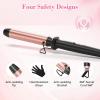 image:imageUfree 7in1 Curling Iron Set with Interchangeable Ceramic Barrels Curling Wand Set with Thermal Brush Hair Straightener and Wand Curling Iron Versatile Styling Hair Curlers Set Gifts for Women