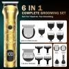 image:imageUfree 8 in 1 Professional Hair Cutting Kit Hair Clippers for Men Cordless Clippers and Trimmers Set Beard Trimmer Electric Shaver with Rechargeable Grooming Gifts for Barber amp Home Use
