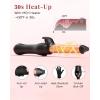 image:imageUfree Automatic Rotating Curling Iron  1 Inch Ceramic Barrel Curling Wand for Medium to Long Hair amp Beach Waves SelfSpinning Hair Curler with LCD Display 250F430F Dual Voltage Rose Gold