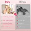 image:imageUfree Automatic Rotating Curling Iron 1 Inch Ceramic Curling Wand 1Click Hair Curler with 3 Heat amp Timers AntiScald Design 1M Ionic Care Dual Voltage for Travel Beach Waves Rose GoldRose Gold