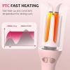 image:imageUfree Automatic Rotating Curling Iron 1 Inch Ceramic Curling Wand 1Click Hair Curler with 3 Heat amp Timers AntiScald Design 1M Ionic Care Dual Voltage for Travel Beach Waves Rose GoldRose Gold