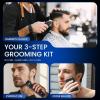 image:imageUfree Beard Trimmer Hair Clippers Mens Shaver Electric Razor Hair Trimmer for Men Cordless Barber Clippers and Trimmers Set Hair Cutting Kit for Men Grooming Gifts BlackBlack