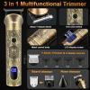 image:imageUfree Beard Trimmer Hair Clippers Mens Shaver Electric Razor Hair Trimmer for Men Cordless Barber Clippers and Trimmers Set Hair Cutting Kit for Men Grooming Gifts BlackBronze