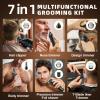 image:imageUfree Beard Trimmer for Men 7 in 1 Electric Shavers Razor Cordless Hair Trimmer Mens Grooming Kit for Body Hair Nose Face amp Mustache Birthday Gifts for Men Husband FatherBlack