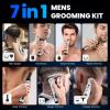 image:imageUfree Beard Trimmer for Men 7 in 1 Electric Shavers Razor Cordless Hair Trimmer Mens Grooming Kit for Body Hair Nose Face amp Mustache Birthday Gifts for Men Husband FatherSilver