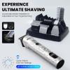 image:imageUfree Beard Trimmer for Men 7 in 1 Electric Shavers Razor Cordless Hair Trimmer Mens Grooming Kit for Body Hair Nose Face amp Mustache Birthday Gifts for Men Husband FatherSilver