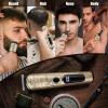 image:imageUfree Beard Trimmer for Men Waterproof Electric Razor for Nose Body Face amp Mustache Cordless Hair Clippers Shavers Grooming Kit Gifts for Men Husband FatherGold