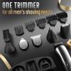 image:imageUfree Beard Trimmer for Men Waterproof Electric Razor for Nose Body Face amp Mustache Cordless Hair Clippers Shavers Grooming Kit Gifts for Men Husband FatherSilver