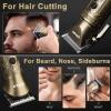 image:imageUfree Beard Trimmer for Men with Hair Trimmer Professional Hair Clippers and Trimmers Cordless Electric Razor Mens Grooming Kit for Nose Face Hair Gifts for Men Husband FatherBronze
