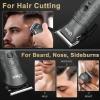 image:imageUfree Beard Trimmer for Men with Hair Trimmer Professional Hair Clippers and Trimmers Cordless Electric Razor Mens Grooming Kit for Nose Face Hair Gifts for Men Husband FatherGray