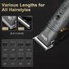 image:imageUfree Beard Trimmer for Men with Hair Trimmer Professional Hair Clippers and Trimmers Cordless Electric Razor Mens Grooming Kit for Nose Face Hair Gifts for Men Husband FatherGray