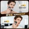 image:imageUfree Close Shave Electric Foil Shavers for Men 3Speed Electric Razor Bald Head Shavers Face Shaving Beard Trimmer with LCD Display Gifts for MenBlack