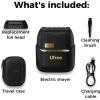 image:imageUfree Close Shave Electric Foil Shavers for Men 3Speed Electric Razor Bald Head Shavers Face Shaving Beard Trimmer with LCD Display Gifts for MenBlack