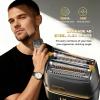 image:imageUfree Close Shave Electric Foil Shavers for Men 3Speed Electric Razor Bald Head Shavers Face Shaving Beard Trimmer with LCD Display Gifts for MenBlack