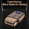 image:imageUfree Close Shave Electric Foil Shavers for Men 3Speed Electric Razor Bald Head Shavers Face Shaving Beard Trimmer with LCD Display Gifts for MenGold
