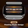 image:imageUfree Foil Shavers Electric Razor for Men Beard Trimmer Grooming Shaving Kit Hair Trimmer Cordless Head Shavers for Bald Men Barber Clippers Birthday Gifts for HimBlack