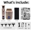 image:imageUfree Foil Shavers Electric Razor for Men Beard Trimmer Grooming Shaving Kit Hair Trimmer Cordless Head Shavers for Bald Men Barber Clippers Birthday Gifts for HimBronze