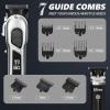 image:imageUfree Hair Clippers for Men Clippers and Trimmers Set Cordless Barber Clippers Grooming Kit Gifts for MenBlack Silver