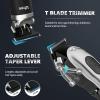image:imageUfree Hair Clippers for Men Clippers and Trimmers Set Cordless Barber Clippers Grooming Kit Gifts for MenBlack Silver