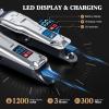 image:imageUfree Hair Clippers for Men Professional Barber Clippers and Trimmers Set Cordless Hair Clippers for Hair Cutting Kit with LED Display Electric Hair Trimmer Gifts for Men SilverSilver