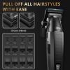 image:imageUfree Professional Clippers and Trimmers Set Cordless Hair Clippers for Men Barber Clippers Set with Travel Case22 Piece Set