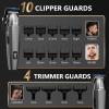 image:imageUfree Professional Clippers and Trimmers Set Cordless Hair Clippers for Men Barber Clippers Set with Travel Case25 Piece Set