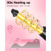 image:imageUfree Rotating Curling Iron 1 Inch Curling Wand Automatic Hair Curler with Long Barrel Heating up to 430F in 30S 6 Gear Adjustable 100240V Dual Voltage Hair Crimper for Home amp Travel