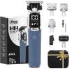 image:imageUfree 6in1 Professional Beard Trimmer for Men IPX6 Waterproof Electric Shaver Razor Cordless Body Hair Trimmer for Mustache Nose TypeC Mens Gooming Kits Birthday Valentines Gifts for Him