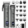 image:imageUfree Beard Trimmer for Men with Hair Trimmer Professional Hair Clippers and Trimmers Cordless Electric Razor Mens Grooming Kit for Nose Face Hair Gifts for Men Husband FatherGray