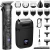 image:imageUfree Foil Shavers Electric Razor for Men Beard Trimmer Grooming Shaving Kit Hair Trimmer Cordless Head Shavers for Bald Men Barber Clippers Birthday Gifts for HimBlack