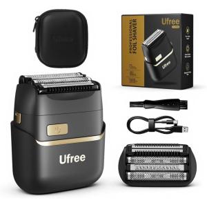 image:imageUfree Close Shave Electric Foil Shavers for Men 3Speed Electric Razor Bald Head Shavers Face Shaving Beard Trimmer with LCD Display Gifts for MenBlack