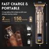 image:imageUfree Mens Beard Trimmer Zero Gapped T Blade Liners Cordless Hair Clippers Electric Razor Shavers for Men Grooming Kit for Hair Cutting Gifts for MenBlackBrown