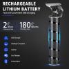 image:imageUfree Mens Beard Trimmer Zero Gapped T Blade Liners Cordless Hair Clippers Electric Razor Shavers for Men Grooming Kit for Hair Cutting Gifts for MenBlackBlack