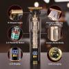 image:imageUfree Mens Beard Trimmer Zero Gapped T Blade Liners Cordless Hair Clippers Electric Razor Shavers for Men Grooming Kit for Hair Cutting Gifts for MenBlackBrown
