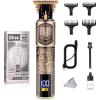 image:imageUfree Mens Beard Trimmer Zero Gapped T Blade Liners Cordless Hair Clippers Electric Razor Shavers for Men Grooming Kit for Hair Cutting Gifts for MenBlackBrown